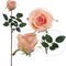 24-Pack: Pink Rose Bud Stem with Silk Foliage, Floral Home by Artificial Flowers